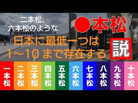 二本松雑談|何本松？ 